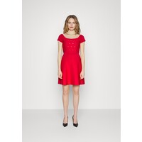 Elisabetta Franchi WOMAN'S DRESS Sukienka dzianinowa rosso fuoco EF121C0BA-G11