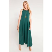 Quiosque Zielona luźna sukienka maxi