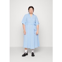 Selected Femme Curve SLFRHONDA MIDI DRESS CURVE Sukienka letnia blue bell SEW21C00Y-K11
