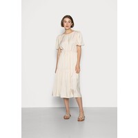 Selected Femme SLFGRACINA MIDI DRESS Sukienka letnia sandshell SE521C124-A11
