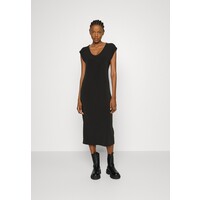 Calvin Klein FLUID RELAXED MIDI DRESS Sukienka jeansowa black 6CA21C05N-Q11