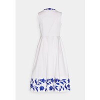 kate spade new york EMBROIDERED ZIG ZAG MIDI DRESS Sukienka letnia fresh white K0521C031-A11