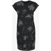 Urban Classics BLEACHED Sukienka z dżerseju black/grey UR621C01U-Q11