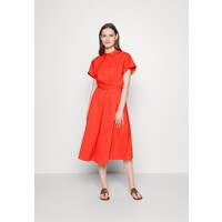 Lauren Ralph Lauren STRETCH COTTON SHIRTDRESS Sukienka koszulowa hyannis port orange L4221C1EP-H11