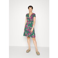 Anna Field Tall Sukienka z dżerseju dark green/pink ANH21C010-M11