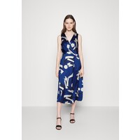 Lauren Ralph Lauren GEOMETRIC-PRINT SLEEVELESS DRESS Długa sukienka blue/cream/navy L4221C1CR-K11