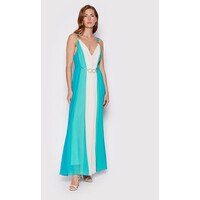 Rinascimento Sukienka koktajlowa CFC0109434003 Niebieski Regular Fit