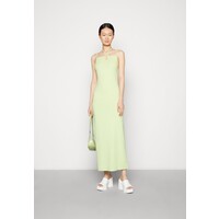 Weekday NINA HALTER DRESS Długa sukienka lime green WEB21C075-M11