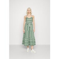 Vero Moda VMDICTHE SINGLET ANCLE DRESS Sukienka letnia dark ivy/birch VE121C3E7-N11