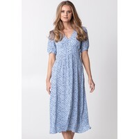 Indiska ZUDORA Sukienka koszulowa blue INO21C0B4-K11