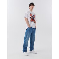 Cropp Niebieskie jeansy loose 9421G-55J
