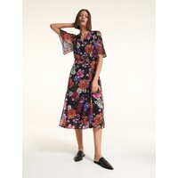 Reserved Sukienka z kwiatowym wzorem 1537N-99X