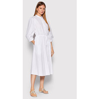 Polo Ralph Lauren Sukienka koszulowa 211864032001 Biały Regular Fit