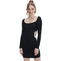 Cropp Czarna sukienka mini z wycięciami 1444S-99X