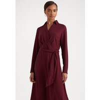Lauren Ralph Lauren ROWELLA LONG SLEEVE DAY DRESS Sukienka koszulowa vintage burgundy L4221C1A5-G12