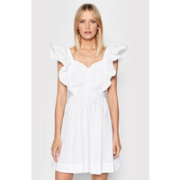 TWINSET Sukienka letnia 221TT2061 Biały Regular Fit