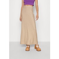 Gina Tricot MAXI SKIRT Długa spódnica champange GID21B05M-B11