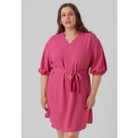 Vero Moda Curve Sukienka letnia pink yarrow VEE21C0KM-J11