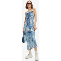 Desigual DENIM PATCHWORK Sukienka jeansowa blue DE121C17X-K11