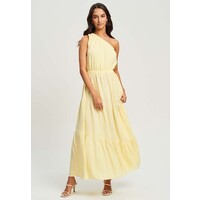 TUSSAH INDY Długa sukienka pastel yellow TUQ21C0FH-E11
