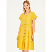 L’AF Sukienka letnia Lemon Żółty Regular Fit