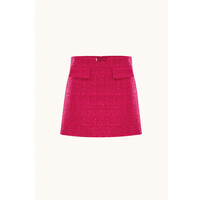 Epuzer Spódnica Tweedowa mini spódnica w kolorze różowym Różowy Regular Fit
