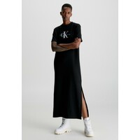 Calvin Klein Jeans MONOLOGO LONG Długa sukienka ck black C1821C0DA-Q11