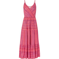 Bonprix Sukienka z nadrukiem różowy w graficzny wzór