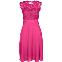 Bonprix Sukienka z koronką różowy „pink lady”