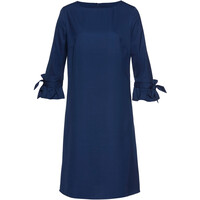 Bonprix Sukienka tunikowa, rękawy 3/4 ciemnoniebieski