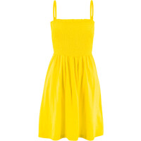 Bonprix Sukienka z dżerseju na regulowanych ramiączkach żółty cytrynowy