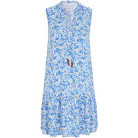 Bonprix Sukienka shirtowa w kwiaty jasnoniebieski w kolorowe kwiaty