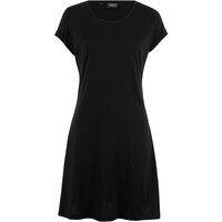 Bonprix Sukienka shirtowa, krótki rękaw czarny