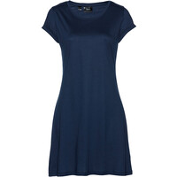 Bonprix Sukienka shirtowa, krótki rękaw ciemnoniebieski