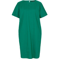 Bonprix Sukienka z popeliny, z krótkim rękawem zielono-miętowy