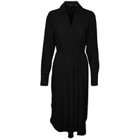 Vero Moda Sukienka koszulowa 10292485 Czarny Regular Fit