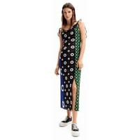 Desigual Sukienka midi bieliźniana geometryczne wzory 23WWVK284076