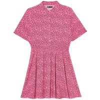 Cropp Różowa sukienka mini z wzorem all over 2685W-03X