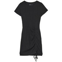 Cropp Czarna sukienka z marszczeniem 3092W-99X