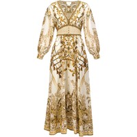 Sukienka jedwabna Camilla Button Dress W/ Shaped Waistband 20353-road-to-richesse 20353-road-to-richesse