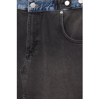 Pull&Bear Długa kontrastowa spódnica jeansowa 7395/365