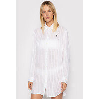 Polo Ralph Lauren Sukienka plażowa 21264377 Biały Oversize