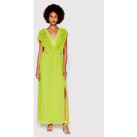 Rinascimento Sukienka wieczorowa CFC0109134003 Zielony Regular Fit