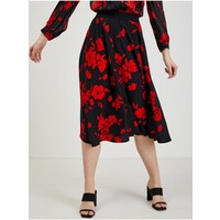 Orsay Czerwono-czarna spódnica damska w kwiaty 724356-660000