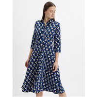 Orsay Czarno-niebieska sukienka damska wzorzysta 432059555000
