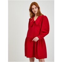 Orsay Czerwona damska sukienka koszulowa 441056-97