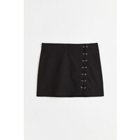 H&M Spódnica z diagonalu ze sznurowaniem - 1094956001 Czarny