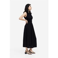 H&M MAMA Marszczona sukienka dla karmiącej - 1115916003 Czarny