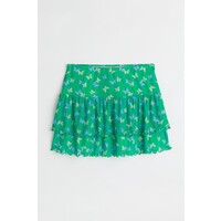 H&M Falbaniasta spódnica z siateczki - 1084342001 Green/Butterflies