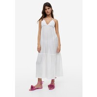 H&M Plażowa sukienka z popeliny - 1142421002 Biały